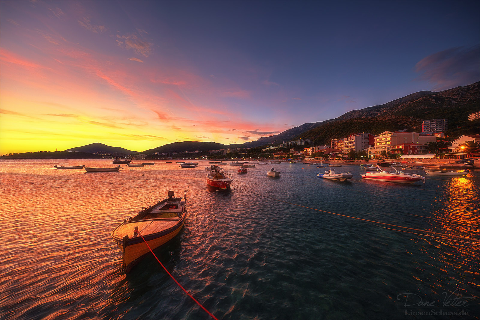 Sunset at Montenegro